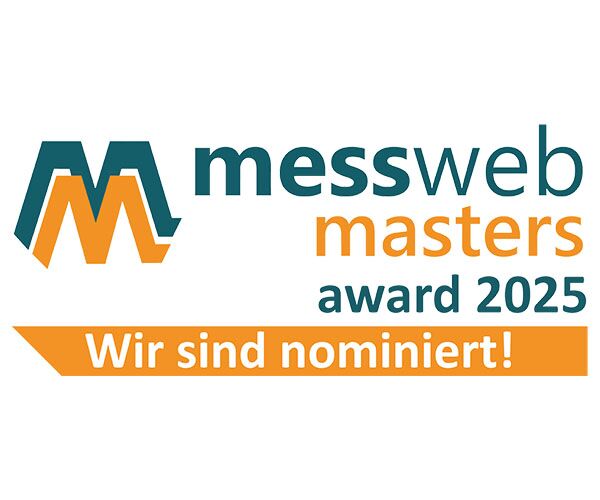 Logo des messweb masters award 2025