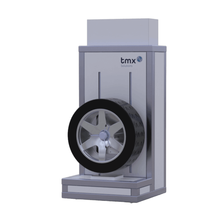 CAD-Zeichnung eines Federkennlinien-Prüfstands